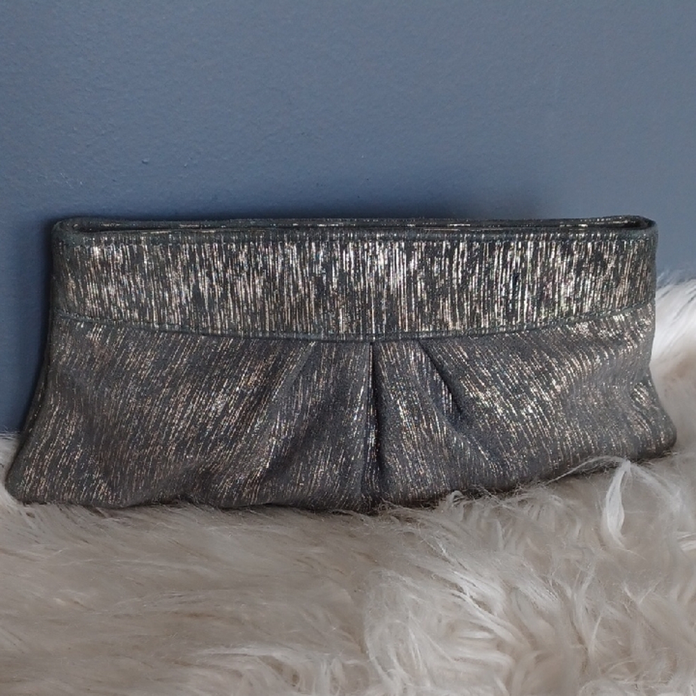 Lauren Merkin Leather  Clutch